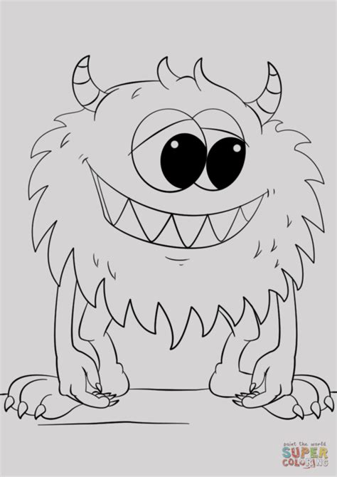 Dibujos Para Colorear Monstruos Monstruo De Halloween Es ...