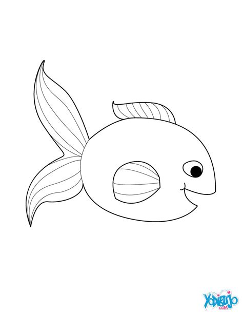 Dibujos para colorear pez del 1ro de abril   es.hellokids.com