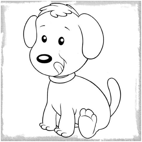 Dibujos para Pintar de Perros Lindos | Imagenes de Cachorros