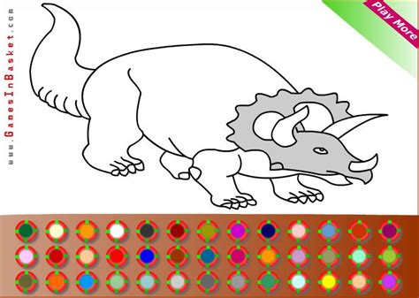 Dibujos para pintar en el ordenador animales | Dinosaurios ...