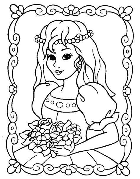 Dibujos para pintar princesas