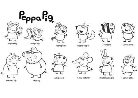 Dibujos Peppa pig para imprimir y colorear   Dibujos para ...