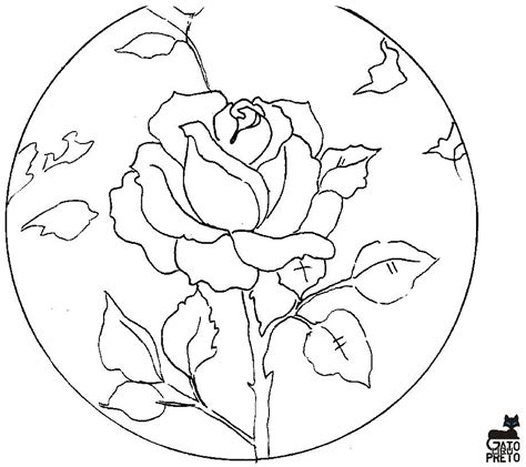 Dibujos y Plantillas para imprimir: Dibujos de flores