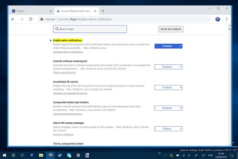 Dica: Use as notificações nativas do Windows 10 no Chrome