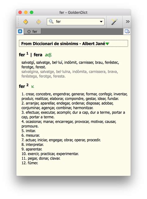 Diccionari de sinònims d Albert Jané, fora de línia | orga.cat