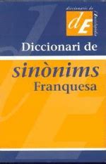 Diccionari de sinònims, Manuel Franquesa   Comprar libro ...