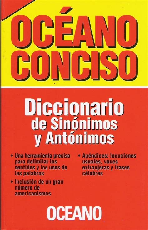 Diccionario De Sinónimos Y Antónimos Océano   $ 50,00 en ...