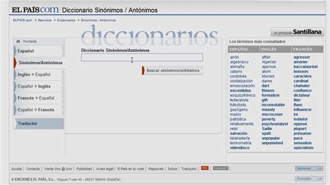 Diccionario de sinónimos y antónimos | Recurso educativo ...