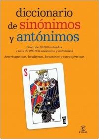 Diccionario de sinónimos y antónimosEspasa   Librería ...