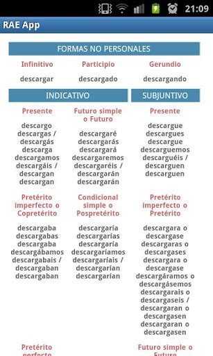 Diccionario Español RAE para Android   Descargar Gratis