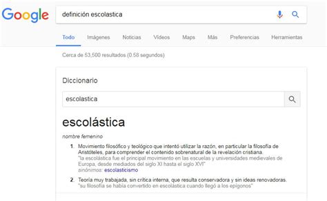 Diccionario Google