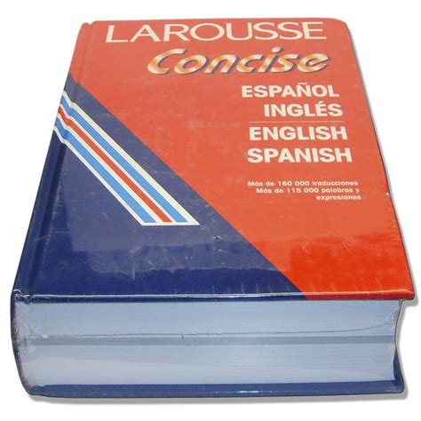 Diccionario Ingles / Español Larousse Concise 970 607 711 ...