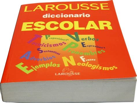 Diccionario Larousse Escolar 970 607 010 9 Pasta Roja ...