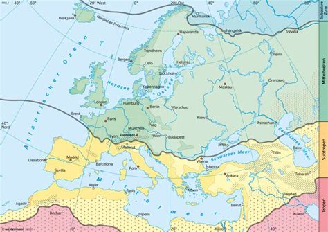 Diercke Weltatlas   Kartenansicht   Europa   Klimazonen ...