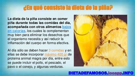 Dieta De La Piña Para Adelgazar Rapido | Dieta de la Piña