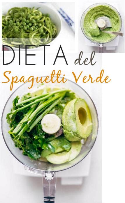 Dieta del Spaguetti Verde para Perder Peso