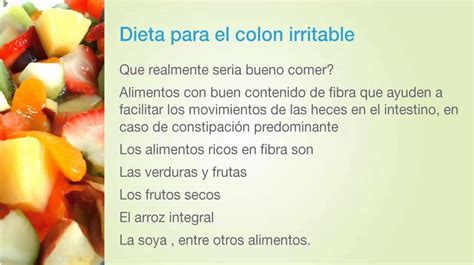 Dieta para el colon irritable | Dieta para el colon ...