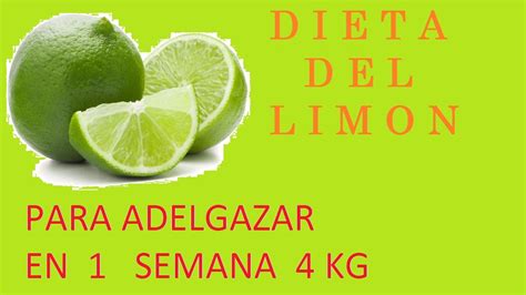 Dietas Para Adelgazar Limon