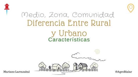 Diferencia Entre Rural y Urbano. Comunidad y Zona Urbana ...
