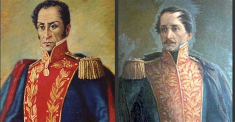 Diferencias entre Simón Bolívar y Francisco de Paula Santander