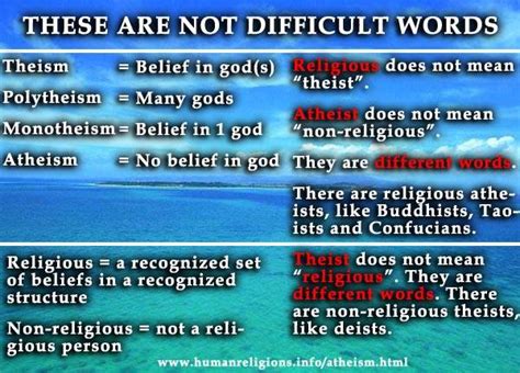 Different Types of Atheism and Atheist Beliefs