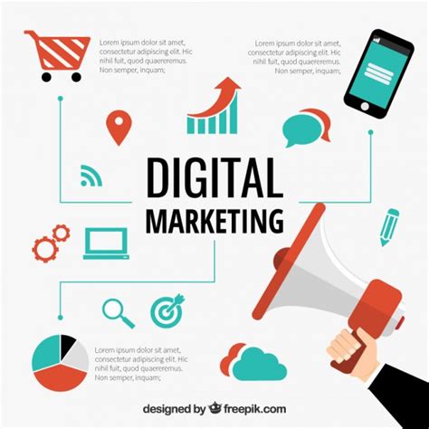 Digital marketing concept Vector | Free Download