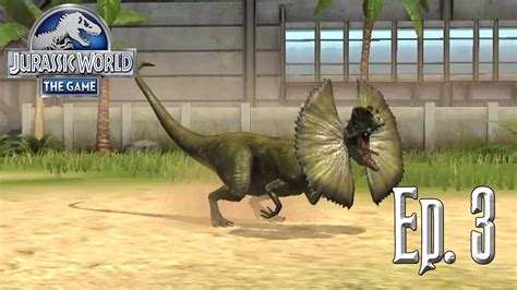Dilophosaurus!!!!!! // Jurassic World: El Juego #3   En ...