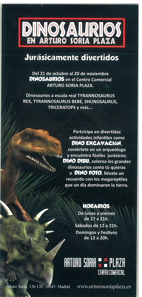 DinoAstur   » “Jurásicamente divertidos” en Madrid