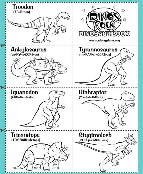 dinosaur activities | Dinos Rock Print Out Activity ...