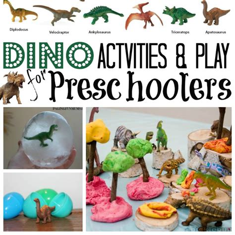 Dinosaur activities for preschool   Life At The Zoo