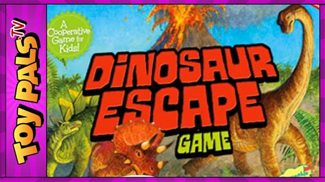 DINOSAUR ESCAPE KIDS BOARD GAME | Cooperative Dinosaur ...