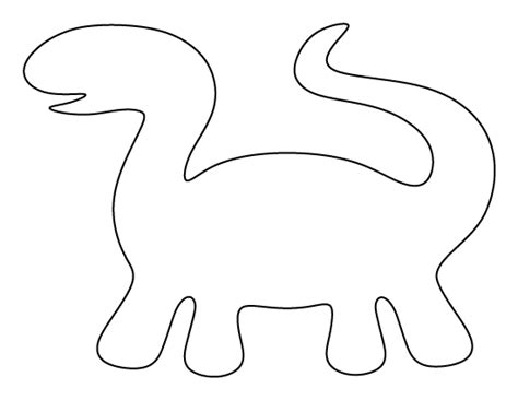 Dinosaur pattern. Use the printable pattern for crafts ...