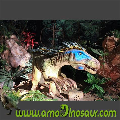 Dinosaurio animatrónico velociraptor a tamaño real con ...