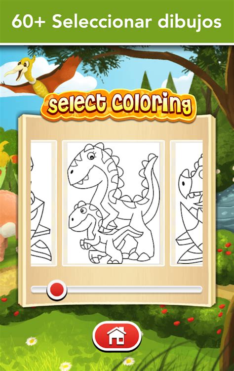 Dinosaurio juego de color   Aplicaciones de Android en ...
