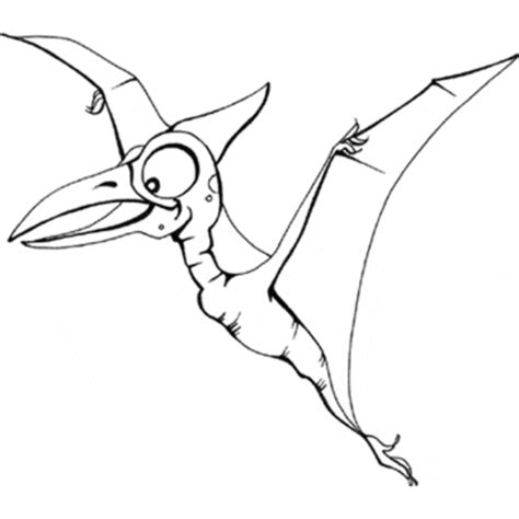 Dinosaurio pterosauria   Dibujo de Dinosaurios para imprimir