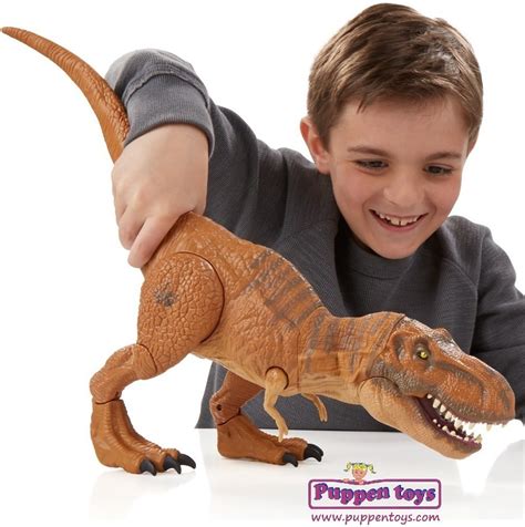 Dinosaurio Rex Pisa y Ataca Jurassic World   Juguetes ...