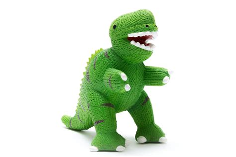Dinosaurs : My First T Rex, Natural Rubber Dinosaur Toy Green