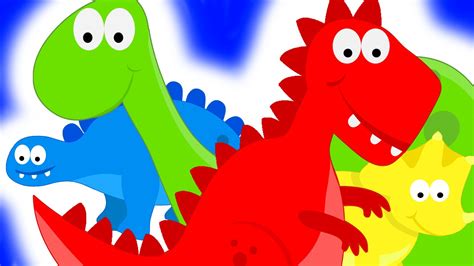 Dinosaurs Teaching Colors   Learning Colours Video for ...