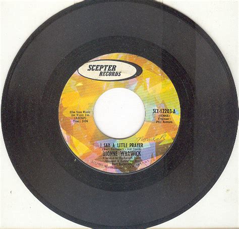 DIONNE WARWICK 45 rpm I Say A Little Prayer   Records