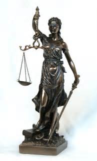 Diosa de la Justicia  33x10x9cm    Venta de figuras decoración