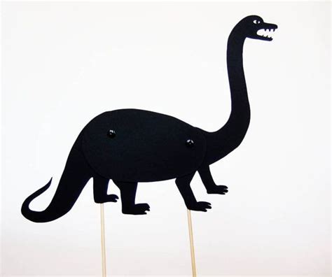 Diplodocus Dinosaur shadow puppet | Para niños | Pinterest ...
