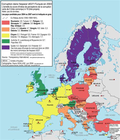 diploweb.com Géopolitique de l Union europeenne: carte de ...