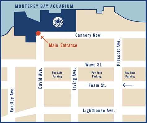 Direcciones para llegar y estacionarse at the Monterey Bay ...