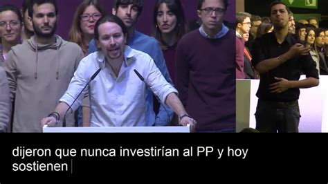 Discurso inaugural de Pablo Iglesias en la asamblea de ...