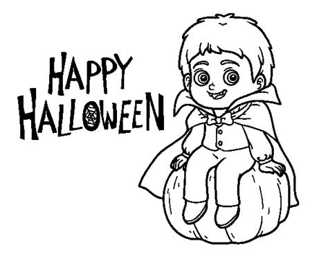 Disegno di Vampiro per Halloween da Colorare   Acolore.com