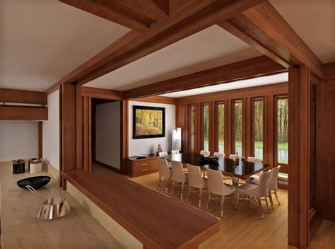 diseño de casa de madera de dos pisos