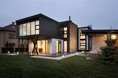 Diseño de casa moderna de dos pisos | Planos de Arquitectura