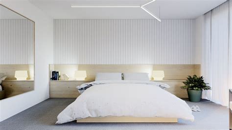 Diseño de interiores dormitorios modernos en blanco con ...