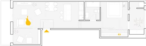 Diseño de moderno apartamento en color blanco y negro ...