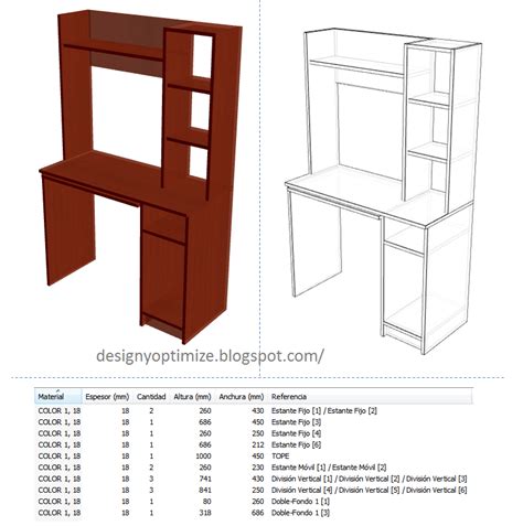 Diseño De Muebles Madera: Mesa, Mueble Moderno Para ...